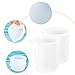 Fineder 6pcs Silicone Measuring Cups for Resin 100ml 10ml, DIY Glue Tools Cup Making Handmade Craft Nonstick Silicone Mixing Cups