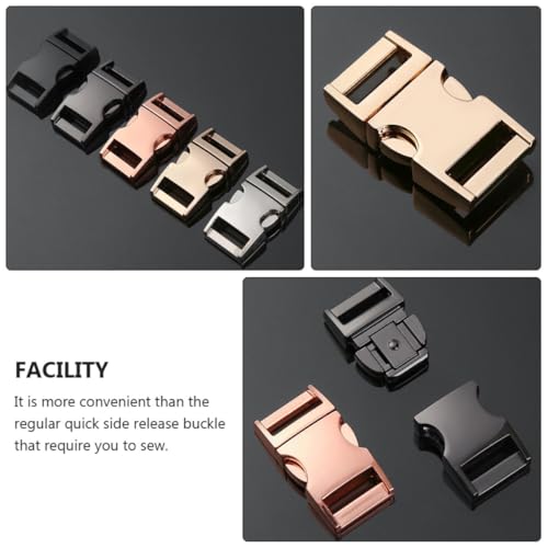 Hebillas de metal resistentes para maletas y correas de bolsos 3