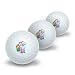 Graphics and More Pink Unicorn on Cloud - Rainbow Pony Novelty Golf Balls 3 Pack