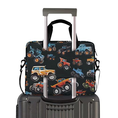 Bolso para portátil ALAZA Monster Truck Cartoon, 13-15.6 pulg miniatura 3