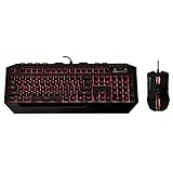 Cooler Master Devastator II LED Gaming Keyboard and Mouse Combo Bundle (SGB-3031-KKMF1-US)