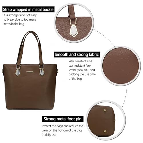 Image of 2E-youth Designer Purses and Handbags for Women Satchel Shoulder Bag Tote Top Handle Bag