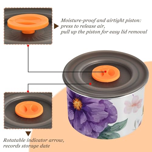 Contenedor hermético para café acero inoxidable 17oz miniatura 4