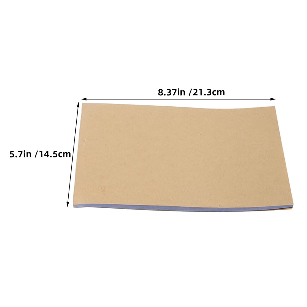 10 pezzi di quaderno di carta kraft, senza righe, senza carta autocopiante, diario di scrittura, blocco note tascabile vuoto, blocco note A5, libro fatture per viaggi di lavoro e riunioni