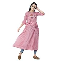 AnjuShree Choice Women Cotton Anarkali Kurti