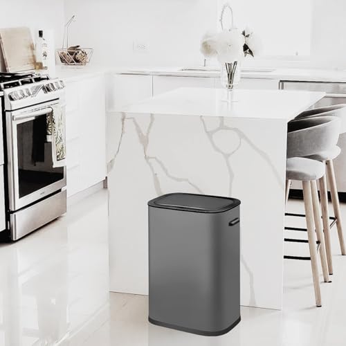 Caneca de basura rectangular con sensor de movimiento 55L miniatura 3