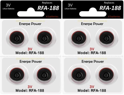 Baterías de Repuesto RFA-188 Compatible con Collares PetSafe 8 Pack miniatura 6