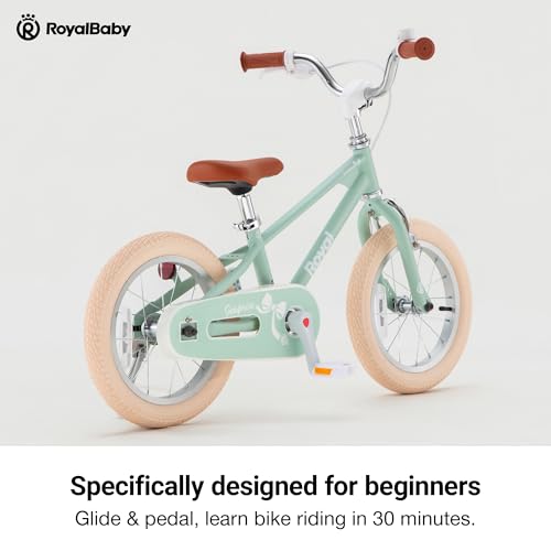 Image of RoyalBaby EZ Kids Bike,12 14 16 18 Inch Convertible Balance to Pedal Bike for Boys & Girls,Beginner Bicycle for Ages 2-9 Years