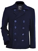 Algopix Similar Product 4 - Seibertron Mens Woolen Coat US Navy