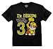 Tstars - Paw Patrol Rubble Digging 3rd Birthday Official Toddler Kids T-Shirt 3T Black
