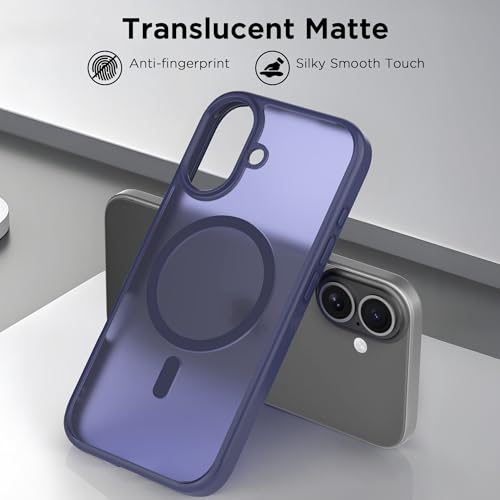 Image of CACOE Magnetic Case for iPhone 17 6.3 inch, Dark Blue