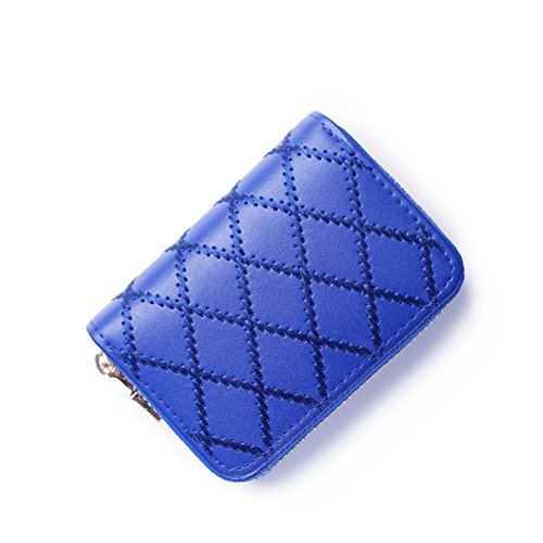 Paquet de carte zippé pour femme avec compartiments multiples pour monnaie