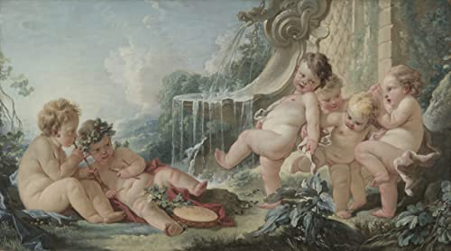 Cuadro en lienzo de François Boucher de 60x90cm, el regalo artístico perfecto para eventos