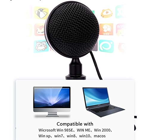 Microphone USB pour live streaming sur ordinateur portable