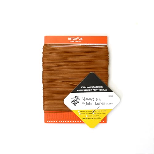 Hilo Ritza 25 Tiger 0.6mm encerado para cuero miniatura 2
