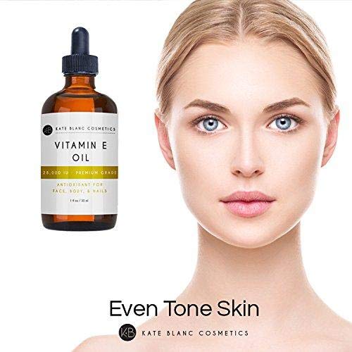 Vitamin E Oil for Skin and Face by Kate Blanc Cosmetics. 28,000 IU