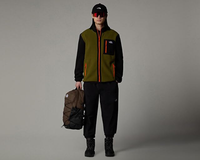 Image of THE NORTH FACE Men's Yumiori Full Zip Jacket | Lightweight Fleece Coat With Embroidered Logo, Zip Pockets