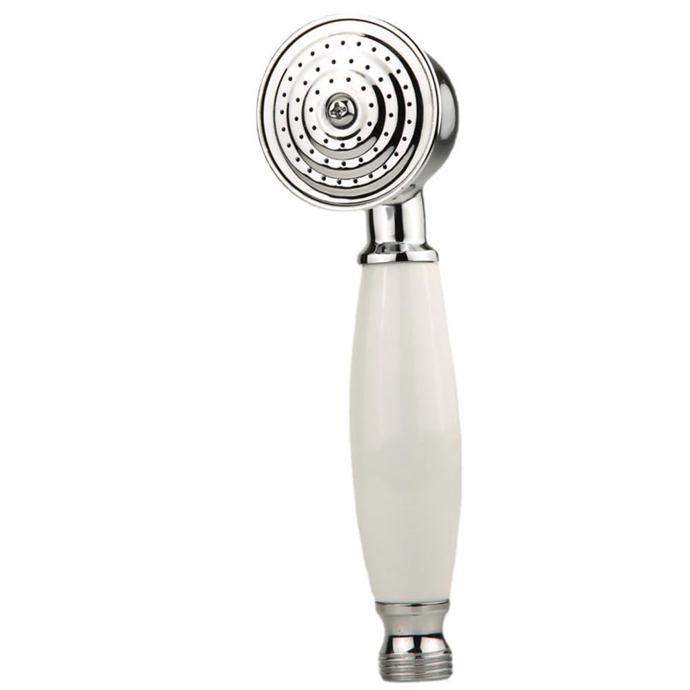 Bagleved Vintage Handheld Shower Head, Chrome Detachable Bathroom Shower, Classic Traditional Telephone Style Handheld Shower, 1 Setting, Includes 1X Shower Head