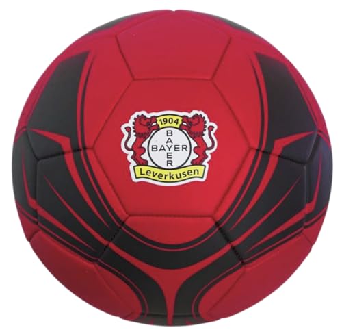 Bayer 04 Leverkusen Fußball - Metallic - rot/schwarz | Ball | Gr. 5 | B04