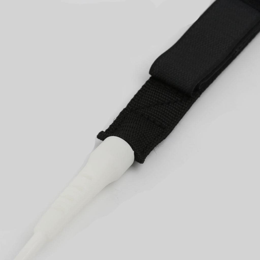Surfboard Leash avec Inoxydables Attache Paddle Bracelet Confortable Néoprène et Corde Résistante TPU Adapté pour Surf Paddle Naut