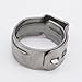 304 Stainless Steel Hose Clamps - Leak-Proof Single Ear Pinch Design, Corrosion-Resistant, Step Less Tightening for Automotive, Plumbing & Industrial Applications