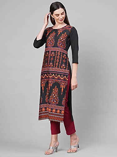 Image of ANNI DESIGNER Women's Crepe Regular Kurta