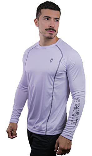 KIT 3 Camisetas Skube Sports Com Proteção UV 50+ Dry Fit Segunda Pele Térmica Tecido Termodry Manga