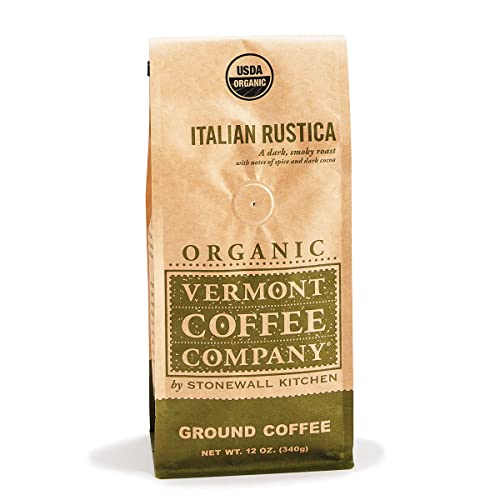 Vermont Coffee Company Organic Italian Rustica Ground Coffee, 12 oz