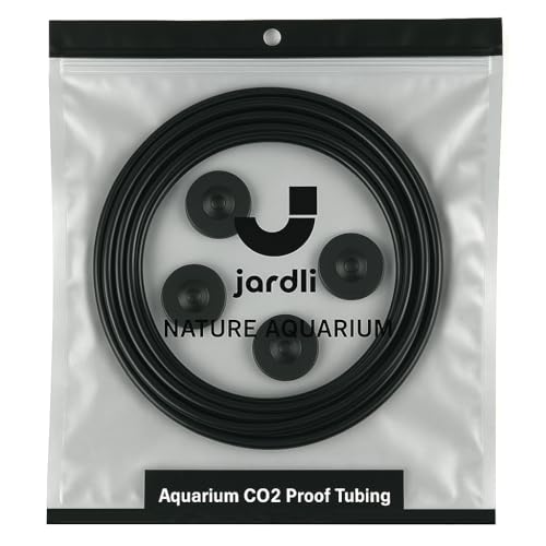 JARDLI Aquarium CO2 Proof Tubing 16 Feet (Black)