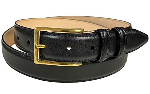 Men's Dress Belt Classic Buckle 100% Genuine Leather Business uniform Belts 1-1/8
