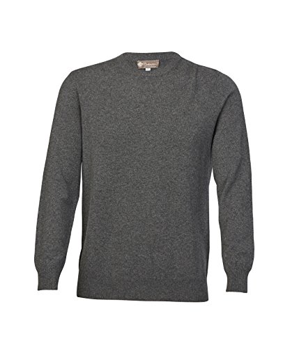 Cashmere Boutique 100% Pure Cashmere Crewneck Sweater Men – Pullover, Long Sleeve, Classic Style, Lightweight, Soft and Warm, Size Small2