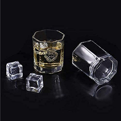 Image of Whiskey Glasses 300 ML Gift Set for Men,Heavy Duty Whiskey Glasses,Rock Style,Old Fashioned Whisky Glass Tumblers,Suitable for Vintage Cocktails Glasses, Bourbon and Scotch,Set of (6)