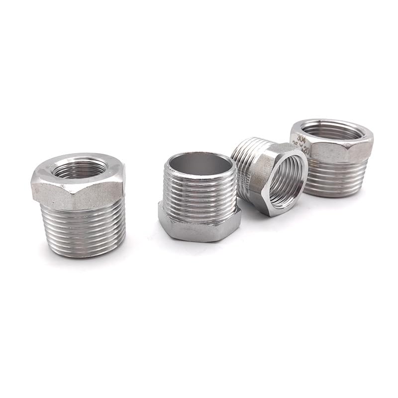 1pc DN50(M)-DN32(F) Heart Reducer Bushing BSP Male/Female Thread SS304 Stainless Steel Pipe Fittings LLBOGRGGN