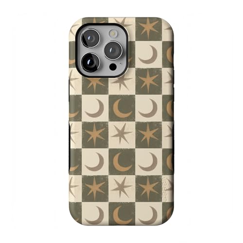 Casely iPhone 14 Pro Case | Mystic Moonstar | Green Celestial | Bold Protective Design | MagSafe Compatible Design