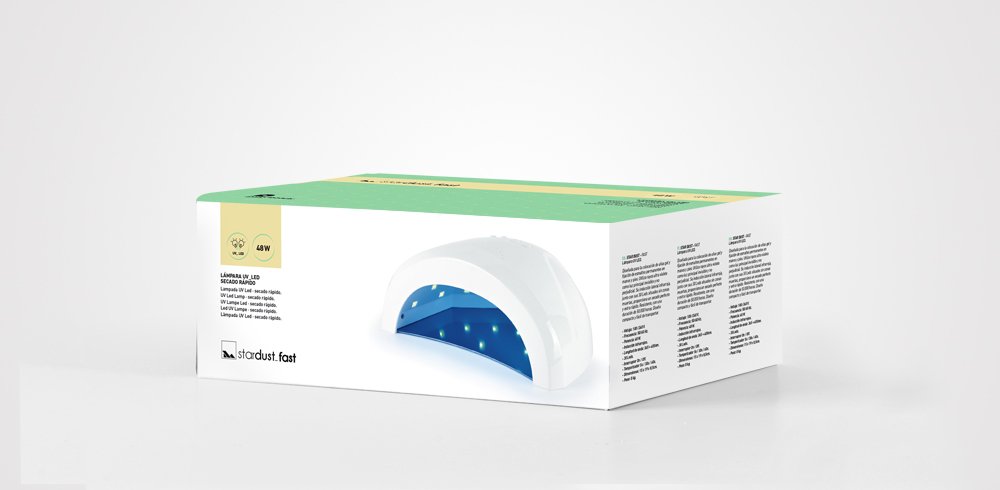 PERFECT BEAUTY LAMPARA UV_LED Profesional STRADUST Fast, Blanco