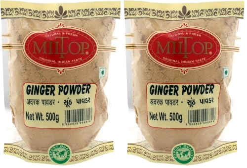 Image of Miltop Dry Ginger Powder-Sunth, 500g (Pack of 2)