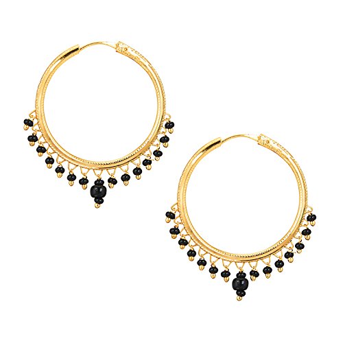 Shining Jewel - By Shivansh Womens 24K Traditional Gold Bali Earrings (SJ_637) (B01NAMYA4M) Amazon Price History, Amazon Price Tracker