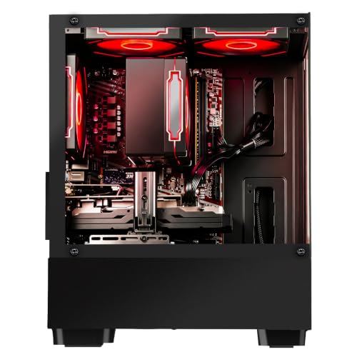 Image of LXZ Prebuilt Gaming PC Desktop Ryzen 7 4700LE RX580 8G 16GB RAM 512GB SSD