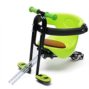 TFCFL Front Child Bike Seat Baby Chair with Nonslip Handrails, Upthehill Full Fence Front Mount Baby Carrier Seat Bike…