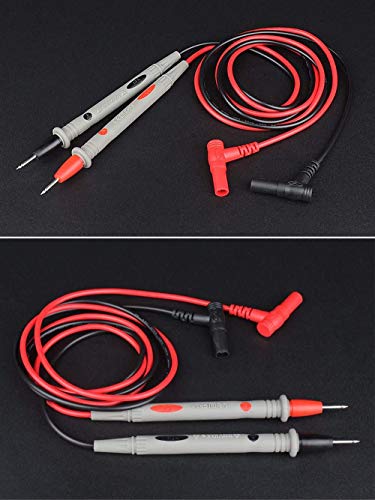 1 Paar Heavy-Duty Multimeter Messleitung 1M, 1000V / 20A /CAT III/IV, Testkabel messspitzen Set für Multimeter