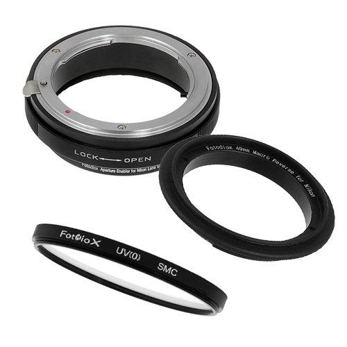 Fotodiox 49mm Macro Reverse Ring Kit for Nikon F
