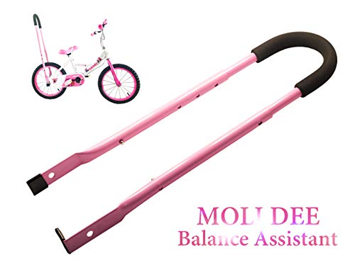 moli dee Children Cycling Bike Safety Trainer Handle Balance Push Bar (A-Pink)