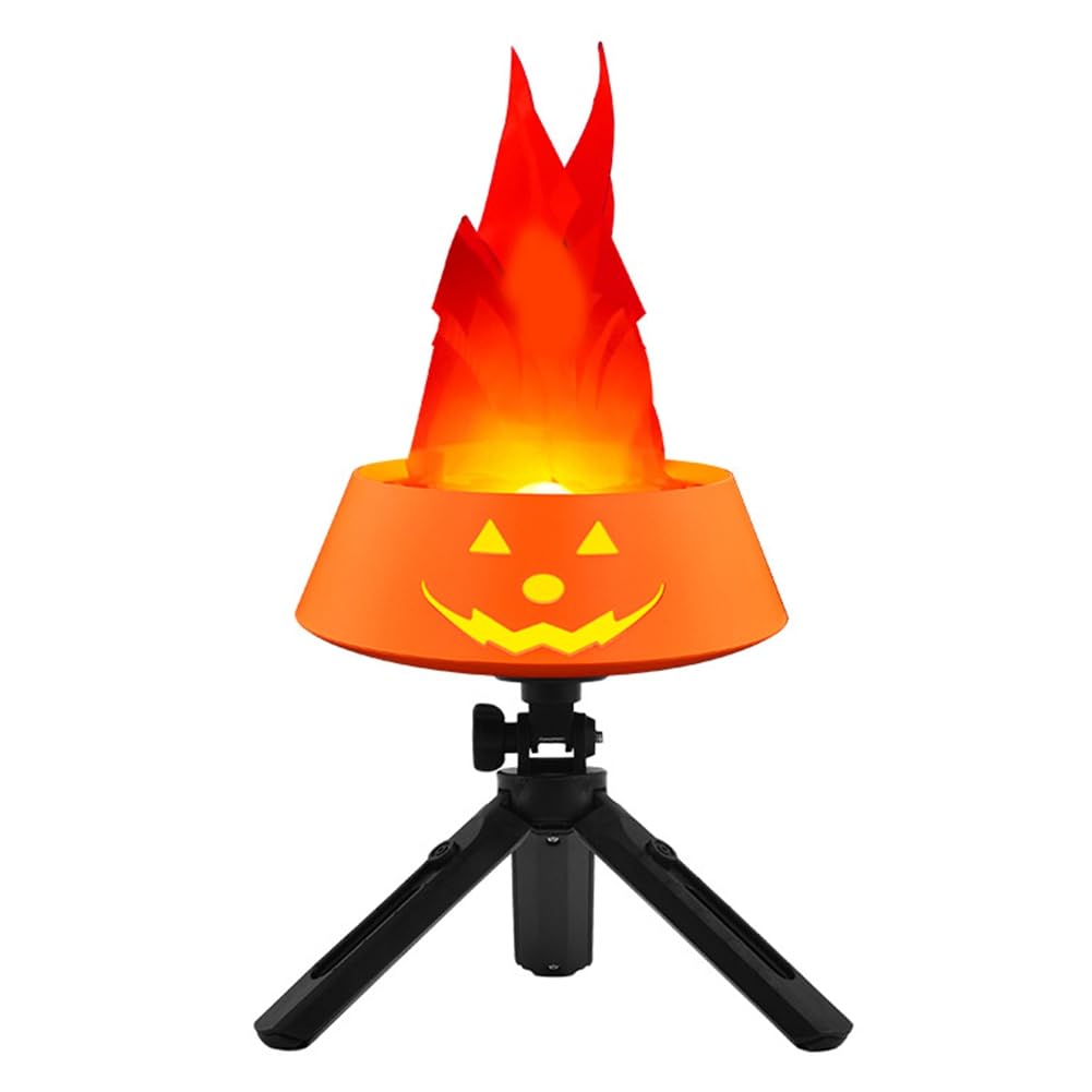 Hndhbfgrt Pumpkin Flame Light Decoration Festival Simulated Pumpkin Lamp Ornaments for Home Yard Garden Indoor Outdoor