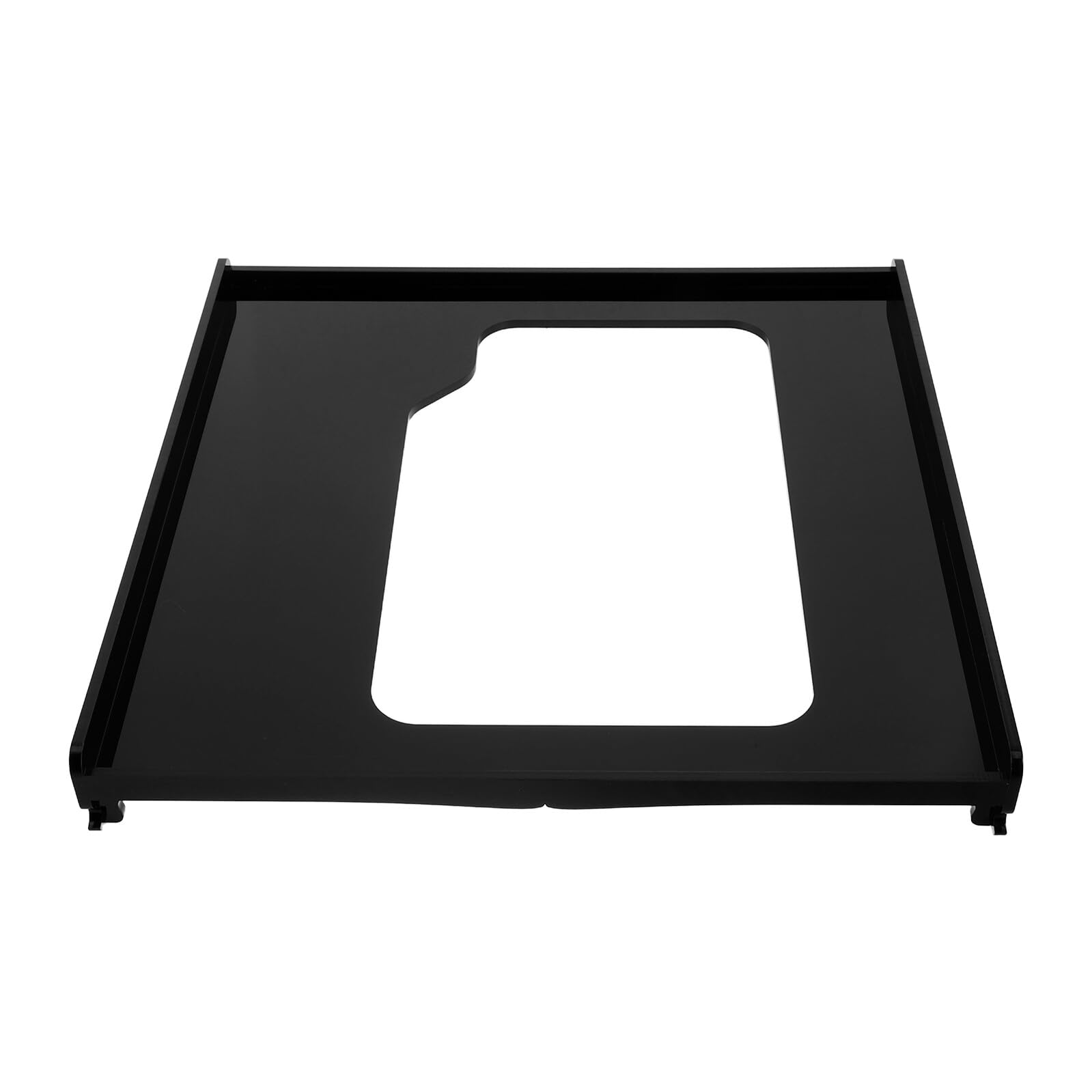 Base Isolante Nera per Giradischi in Vinile Piedini in Metallo Supporto per Dischi Vinile Antivibrazione per Audio Professionale e Ambienti Domestici