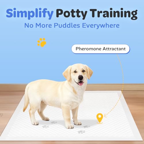50 Count 28" x 34" Disposable Puppy Pads, Super Absorbent Dog Pee Pads with Anti-Slip Adhesive Tabs, Quick-Dry, Leak-Proof, Odor Control Training Pads for Dogs & Pets, X-Large by doporro - Image 7