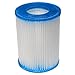 vhbw Cartuccia Filtro Compatibile con Bestway Flowclear 2.006 l/h, 3.028 l/h Piscina, Pompa Filtro - Filtro dell'Acqua, Bianco/Blu