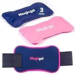 Magic Gel Ice Packs - Cold Compress Reusable - Flexible Wrap Around Gel Ice Pack Knees Back Shoulders Arms and Legs - Hot and Cold Compress Cooling Packs