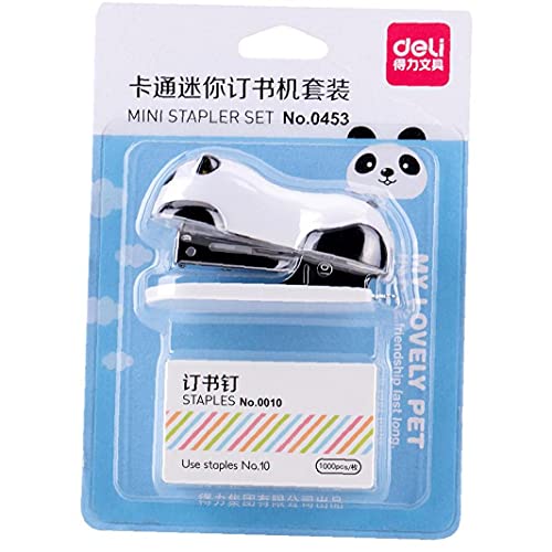 Ayrsjcl 1 Set Animal Nietmachine Panda Patroon Desktop Nietmachines met hecht Een Doos voor Kinderen Kinderen - Image 4
