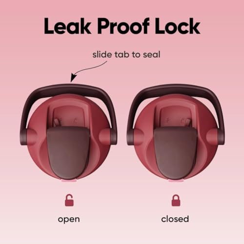 Owala FreeSip Sway Insulated Stainless Steel Water Bottle with Two-Way Spout, Built-In Straw and Bucket Handle, Made for Travel, School, and Sports, 40oz, BPA Free, Leak Proof, Black Cherry