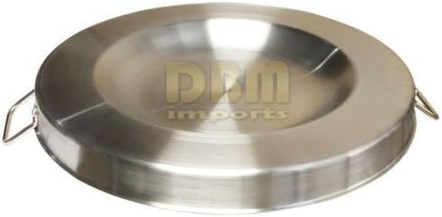 Miniatura 2 de 22 "redondo de acero inoxidable cóncavo Comal Bola Plancha Taco Grill Pan Freír Wok
